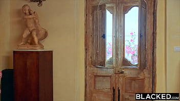 Preview 2 of Gloryhole Creampie Full Movies - BLACKED Naughty Stefany relives secret affair with BF&#039_s BIL