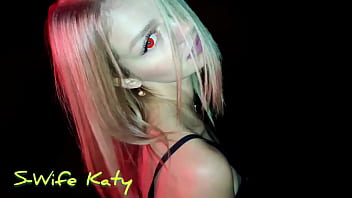Preview 1 of Housewife Fucked By Electrician - I took off a vampire for Halloween and gave her a cumshot on her face