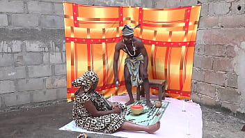 Preview 1 of Hindustani Girls Xxx 16year Old - the muscular traditional african fetish marabout with a bodybuilding body and big cock fucks clients and faithful in his traditional treatment laboratory publicly in front of his other patient.  Live exclusively on xvideos.com and XVIDEOS RED