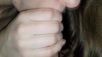 Preview 4 of Nasty Vibrator Pleasuring - Night Blowjob With Cum On Tongue! POV!