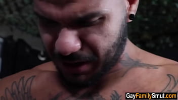 Preview 4 of Anal Deep Dogy - Gay stepcousins fuck in the locker room