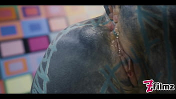 Preview 3 of Grosse Blondes - Tattoo couple HARD POV SEX - ANAL fuck,  gapes,  sloppy BJ,  anal creampie,  female orgasm