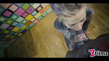 Preview 4 of Grosse Blondes - Tattoo couple HARD POV SEX - ANAL fuck,  gapes,  sloppy BJ,  anal creampie,  female orgasm