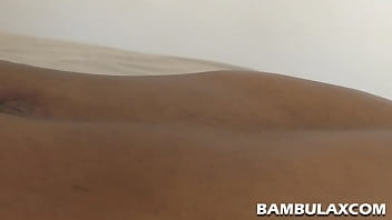 Preview 1 of Karak Pussy - Black hairy girlfriend gets creampied by big white cock