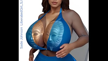 Preview 2 of Pidio Ngentot Istri Paman - Massive Huge Enormous Breasts of Sade Johnson LiberatedGirl SJ