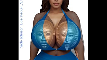 Preview 1 of Pidio Ngentot Istri Paman - Massive Huge Enormous Breasts of Sade Johnson LiberatedGirl SJ