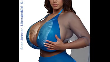 Preview 4 of Pidio Ngentot Istri Paman - Massive Huge Enormous Breasts of Sade Johnson LiberatedGirl SJ