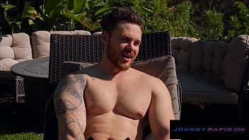 Preview 1 of Horny Kayden - Tatted Hunk Social Media Star Bangs Out Johnny - Matthew Camp - JohnnyRapid