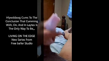 Preview 3 of Sexy India Rimming - HlywdJay Destroys Laytex Cock Sleeve With His Massive Big Brown Latino Cock In a 3 Hour Edging Masturbation Marathon 2 Verbal Cumshots