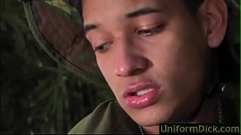 Preview 3 of Sex18 India - UniformDick.com- Military bareback in the jungle