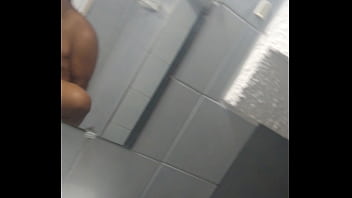 Preview 2 of Indian Old Younh Sex - fucking with my black lover in the bathroom of the house of my cuckold hubby