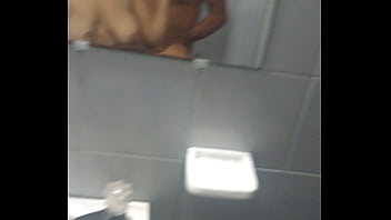 Preview 1 of Indian Old Younh Sex - fucking with my black lover in the bathroom of the house of my cuckold hubby