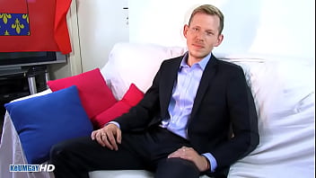 Preview 1 of Getnayf Vido - Handsome innocent Banker serviced in spite of himself.