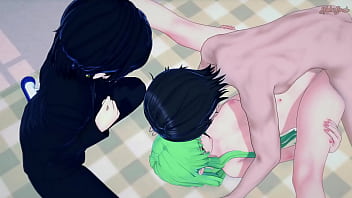 Preview 4 of Ajibo Garib Porn Star - Lelouch gets cucked! He watches CC get her tight pussy fucked by his best friend. Code Geass Hentai.