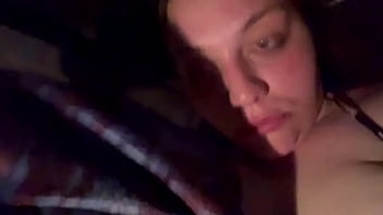Preview 1 of Mpron Video Hd - bbw street whore runs cum covered dress on pussy and cums hard