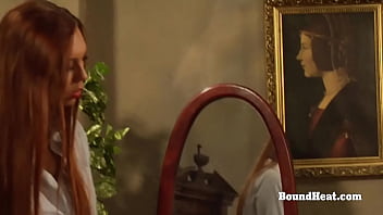 Preview 2 of Hd Hot Sex Pusy - Group Of Lesbian Slaves Mercilessly Whipped By Dominant Madame