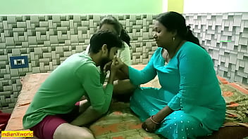 Preview 2 of Wwwww Bf Six Hd - Beautiful Indian girl shared his boyfriend with bhabhi!! Hindi XXX hot sex