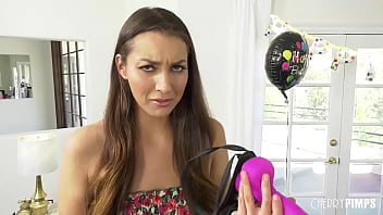 Preview 2 of Dont Fuck My Sister Xxxx Video - Horny Bella Rolland Pegs Her Man and Tempts With Her Big Natural Tits New Cherrypimps Series Pegged