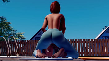 Preview 4 of Seachbffs In Vegas - Yoga Time [FUTAonMALE]