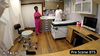 Preview 3 of Salman Khan Xx Bf - Don&#039_t Tell Doc I Cum On The Clock! Nurse Rina Arem Sneaks Into Exam Room,  Masturbates With Magic Wand At HitachiHoes - Reup
