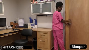 Preview 4 of Salman Khan Xx Bf - Don&#039_t Tell Doc I Cum On The Clock! Nurse Rina Arem Sneaks Into Exam Room,  Masturbates With Magic Wand At HitachiHoes - Reup