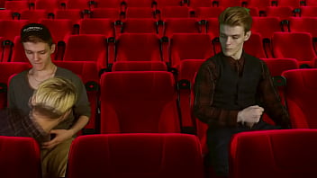 Preview 2 of Tolet Possu Xxx Video - Сinema hall. 3some. 2 tops 1 bottom
