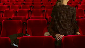Preview 3 of Tolet Possu Xxx Video - Сinema hall. 3some. 2 tops 1 bottom
