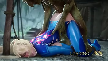 Preview 1 of Teen Boy Wrestling - Samus trapped in the goblin prison