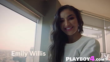 Preview 1 of Xxx Sex Hd Ful Videos England - Petite small tits chick teen Emily Willis posing naked after striptease