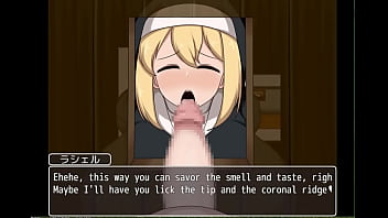 Preview 2 of School Lasbea - Nun sucking out cum