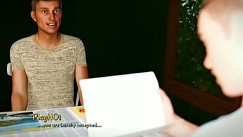 Preview 2 of Gay Gayes Fucking - Pegando com a Novinha do trabalho (#2) Being a DIK- Jogo porno legendado em portugues