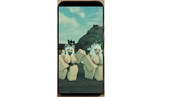 Preview 3 of Jazy Berlin Black Cat - Roblox-Cute Military Girl and Cute Cow Girl Sexy Dance-Roblox