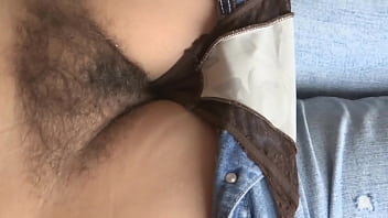 Preview 1 of Lucy Thqi - Compilation,  my 58 year old wife shows off her hairy pussy while watching them masturbate