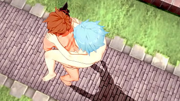 Preview 3 of Indian Young In Saree - Genshin Impact Yaoi - Tartaglia x Chongyun Handjob and bareback with creampie - Sissy crossdress Japanese Asian Manga Anime Game Porn Gay