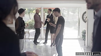 Preview 1 of Breast Up - PURE TABOO Rich Philanthropist Takes In Homeless Teen Who Discovers His BDSM Sex Dungeon FULL SCENE