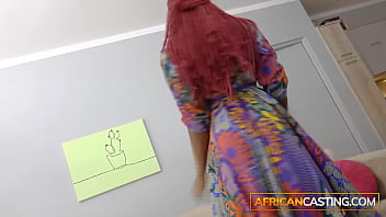 Preview 2 of Sunny Loven Hd Bf - Dressed up South-African Babe in Fake Job Interview
