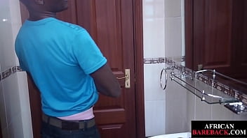 Preview 1 of Bd Vilage Gril Sex - African twink strips before wanking his dick indoors