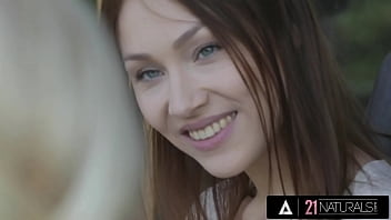 Preview 1 of Enbarasada Xxx - 21 NATURALS - Horny Macy Enjoys Passionate Sex Outside In The Garden And Gets Sprayed With Cum