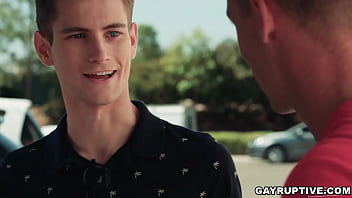 Preview 1 of Porn Giza - Intelligent student Trevor Harris is approached by jocky Justin Mattews asking to help him in his project that escalated to anal fucking.