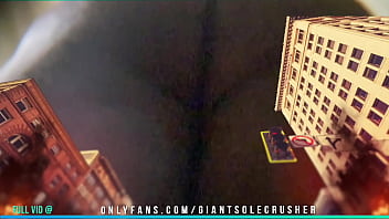 Preview 2 of Molly Jine - Giant Butt Crush   Fart &amp_ Burp &quot_Preview&quot_