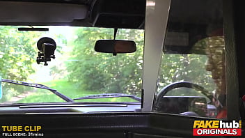 Preview 1 of Girls Vs Girls Sax - Fake Taxi to Fake Hostel - Hitchhikers Georgie Lyall big tits blonde and horny Mexican babe Frida Sante have hardcore high energy threesome sex with squirting orgasm right in the face