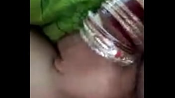 Preview 4 of Jean Pissing - Indian wife roshni show hairy pussy and licking water