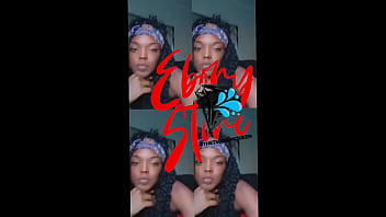 Preview 1 of Sex Toy Sq - Ebony Stone Gets Oily,  And Creamy For You