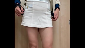 Preview 1 of Tomosha Qilish - 妄装 テニス部女子のスコート、ブルマとアナルいじり