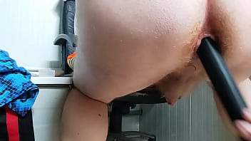 Preview 4 of Hijab Pere - VID 115 masturbare, baut pisat, mancat sperma, penetrare cu tomfa (23 min.)