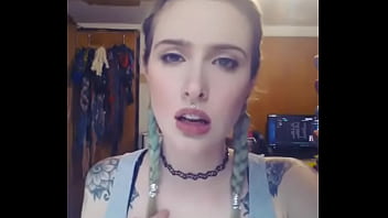 Preview 3 of Mom Son Rap Gang - What is her name? Gorgeous Blonde Showing Hairy Armpits in Webcam!