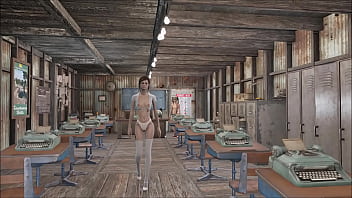 Preview 2 of Bini Kain Batik - Fallout 4 Sexy Teacher Fashion