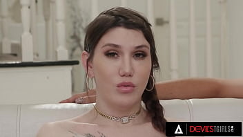 Preview 1 of Xxc Vifeos Hd - DEVILS T GIRLS - Three Sexy Trans Roommates Lose Themselves In An Erotic Threesome
