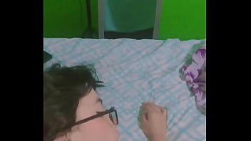 Preview 2 of Takako Khitara - flaquita puta en medias largas follando sin condon su hermastro le da verga por su vaginita usando ropita sexy