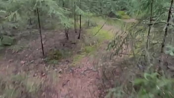 Preview 1 of Mom Mosi Son Sexy - Forest running led to orgasm